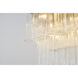 Canada 14 Light 48 inch Satin Brass Chandelier Ceiling Light